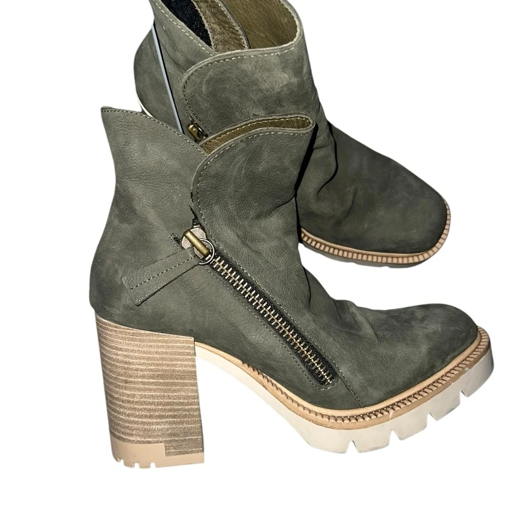 ✅Bueno - Elliot Booties in Army Green size 39 - Picture 7 of 10
